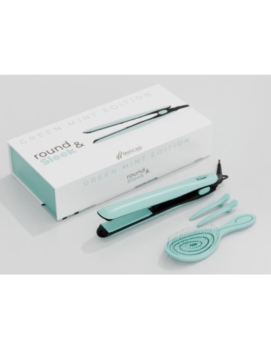 Melcap Piastra Capelli Round & Sleek Green Mint