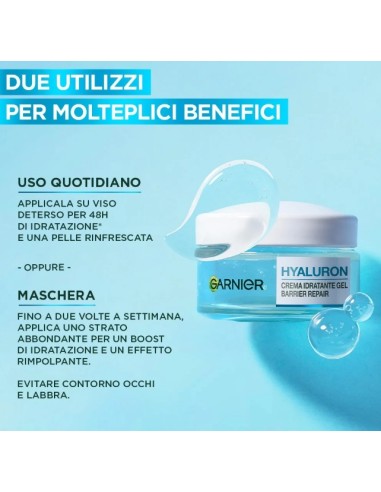 Garnier Hyaluron Crema Idratante Gel Per Pelli...