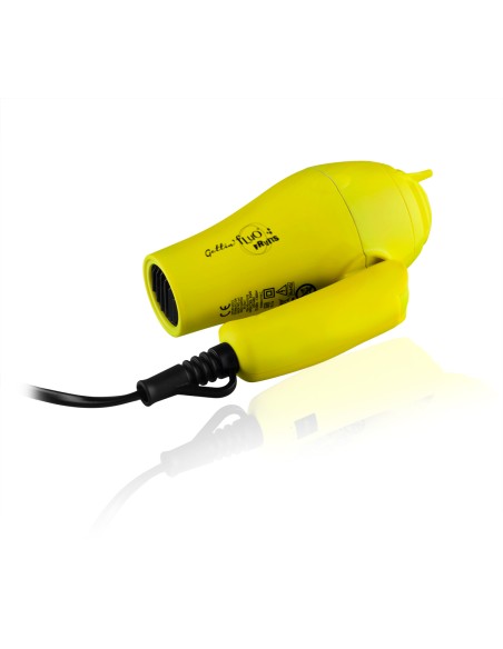 Gettin Fluo Fruits Mini Asciugacapelli Da Viaggio - Giallo 1000w