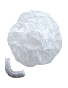 Cuffia per capelli trasparente - 100pz 2