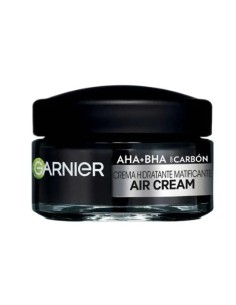 Garnier Air Cream AHA+BHA con Carbone - Crema Opacizzante...