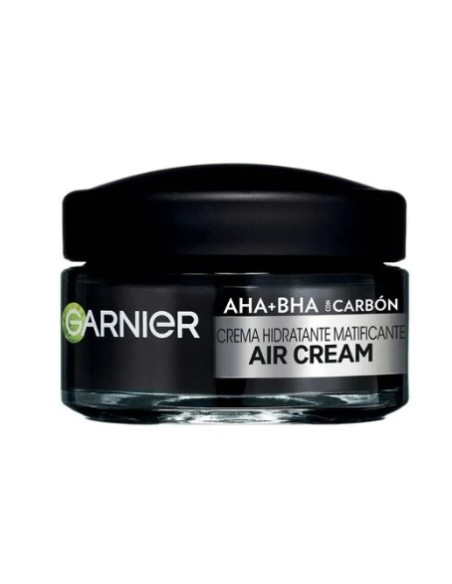 Garnier Air Cream AHA+BHA con Carbone - Crema Opacizzante Leggera