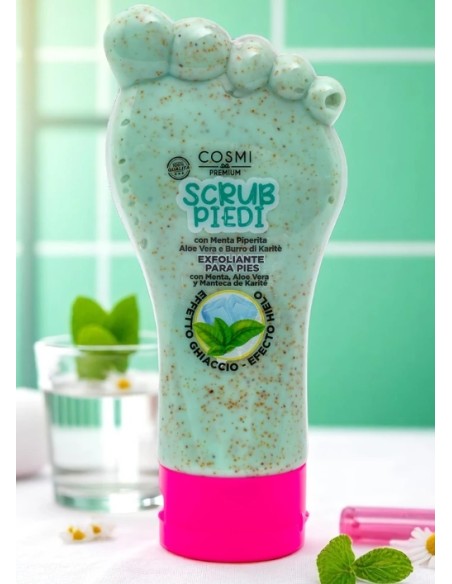 Scrub piedi alla menta EFFETTO GHIACCIO - Cosmi Premium