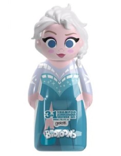 Disney Elsa 3D Bagnoschiuma e Shampoo 2 in 1 - 300ml