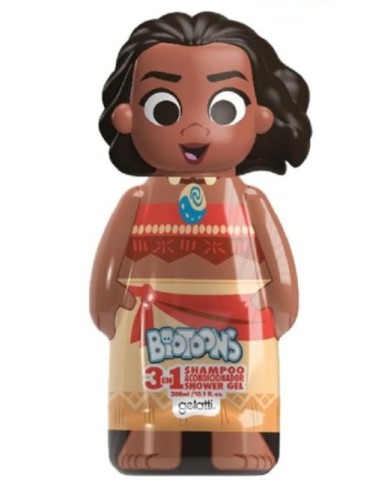 Disney Vaiana 3D Bagnoschiuma e Shampoo 2 in 1...
