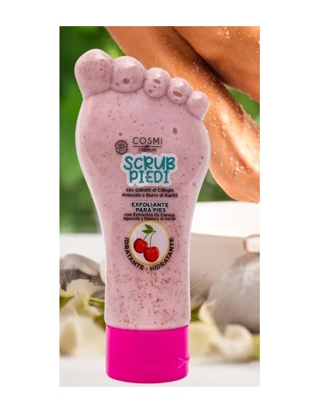 Scrub piedi alla ciliegia ESFOLIANTE - Cosmi Premium