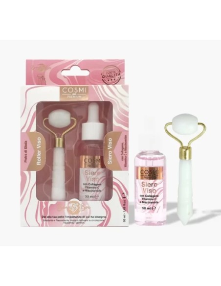 Siero Viso con Roller COLLAGENE / VITAMINA C - Cosmi Premium