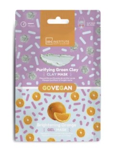 Duo Mask Viso Argilla Verde/Arancia - IDC Institute