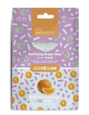 Duo Mask Viso Argilla Verde/Arancia - IDC...