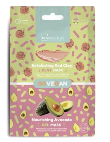 Duo Mask Viso Argilla Rossa/Avocado - IDC...