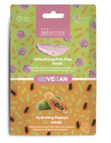 Duo Mask Viso Argilla Rosa/Papaya - IDC Institute