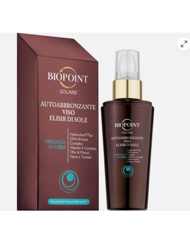 Biopoint Autoabbronzante Viso Elisir Di Sole