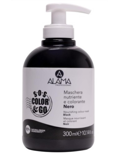 Maschera Colorata Condizionante Nero - 300ml Alama