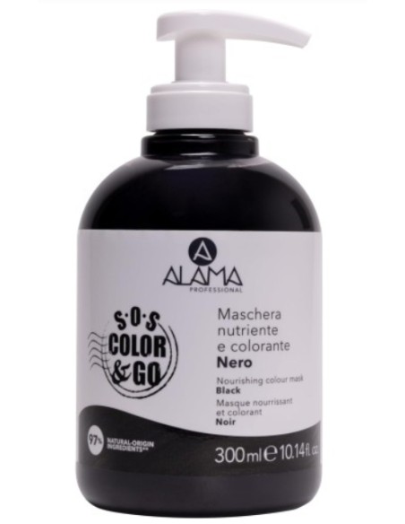 Maschera Colorata Condizionante Nero - 300ml Alama