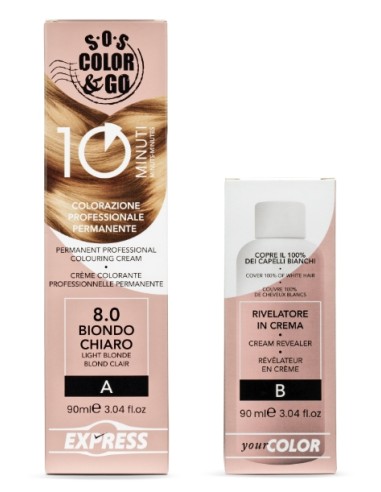 Crema colorante 10min - 8.0 Biondo Chiaro - ALAMA