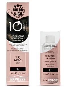 Crema colorante 10min - 1.0 Nero - ALAMA
