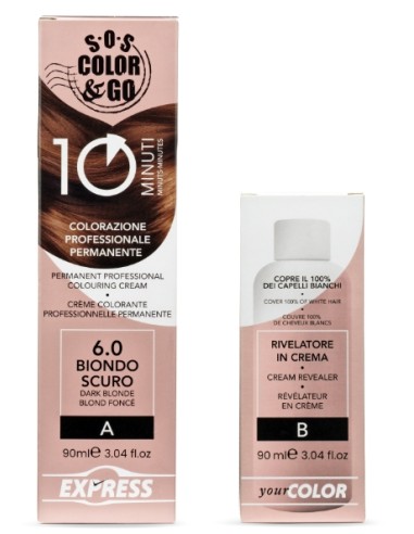 Crema colorante 10min - 5.0 Castano Chiaro - ALAMA