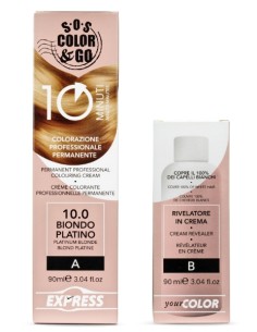 Crema colorante 10min - 10.0 Biondo Platino - ALAMA