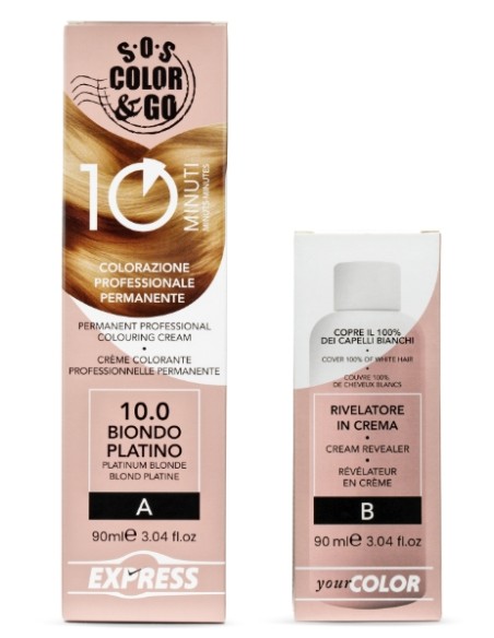 Crema colorante 10min - 10.0 Biondo Platino - ALAMA