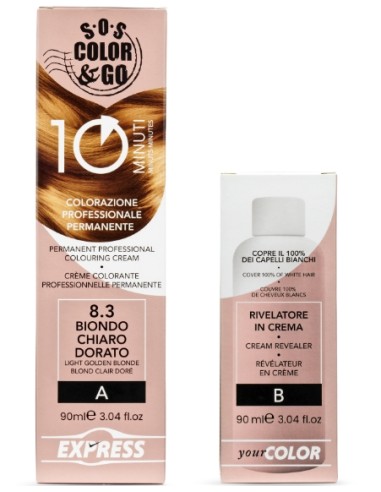 Crema colorante 10min - 8.3 Biondo Chiaro...