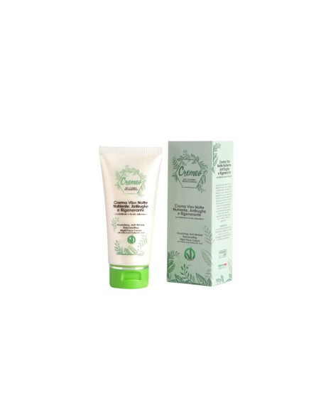 Crema Viso Notte Nutriente, Anti Rughe Rigenerante Cremeò - 75ml