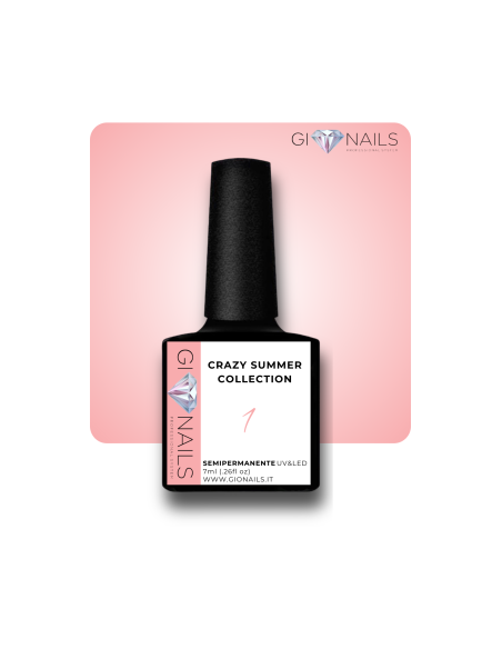 COLORE SEMIPERMANENTE Crazy Summer 1 – GIONAILS 7ml