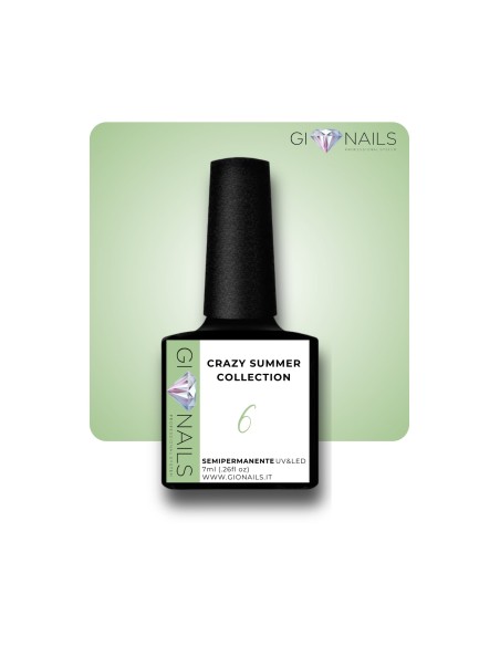 COLORE SEMIPERMANENTE Crazy Summer 6 – GIONAILS 7ml