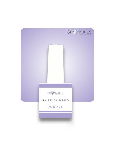 Base Rubber Pastel Purple HD 12ml - GIONAILS