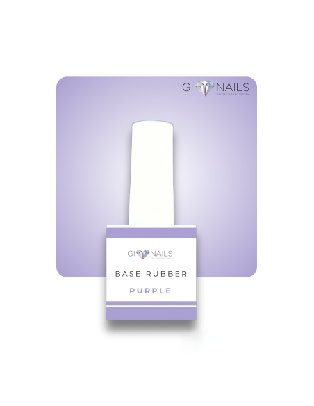 Base Rubber Pastel Purple HD 12ml - GIONAILS