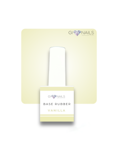 Base Rubber Pastel Vanilla HD 12ml - GIONAILS