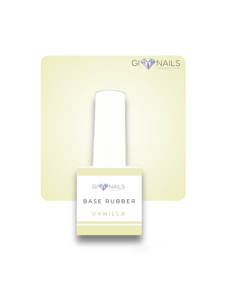 Base Rubber Pastel Vanilla HD 12ml - GIONAILS