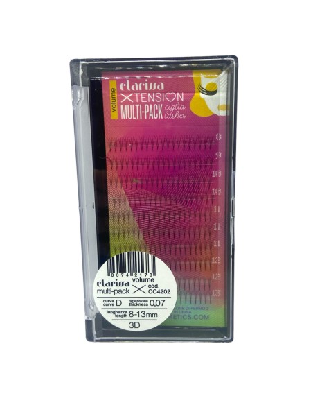 Extension 3D, Lunghezza 8-13mm, Spessore 0,07, Curvatura D - Clarissa