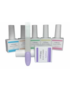 Base Rubber Pastel Purple HD 12ml - GIONAILS 2