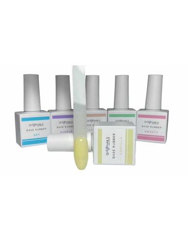 Base Rubber Pastel Vanilla HD 12ml - GIONAILS