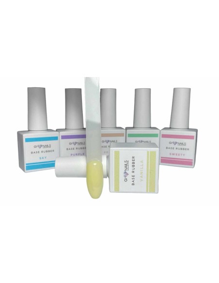 Base Rubber Pastel Vanilla HD 12ml - GIONAILS
