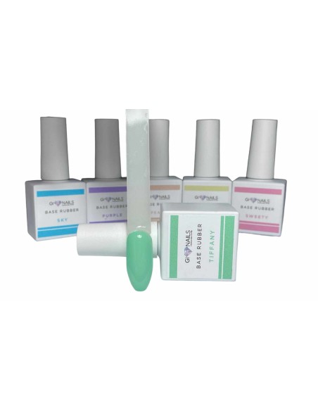 Base Rubber Pastel Tiffany HD 12ml - GIONAILS