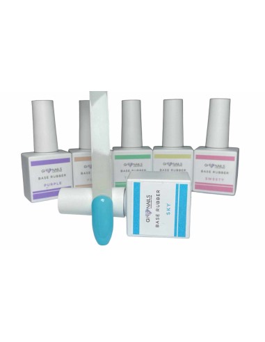 Base Rubber Pastel Sky HD 12ml - GIONAILS