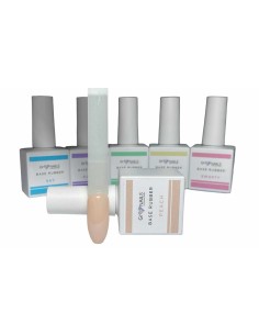 Base Rubber Pastel Peach HD 12ml - GIONAILS 2