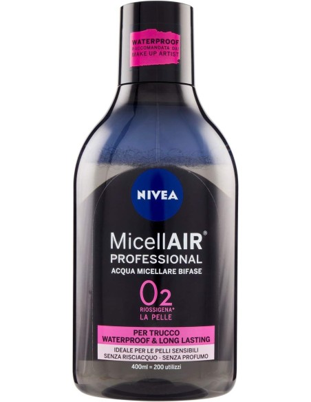 Nivea Acqua Micellare Struccante per Trucco Waterproof - 125ml