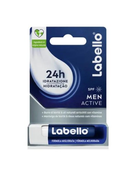 Labello Active For Men Stick Labbra Uomo
