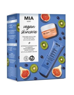 Korff Vegan Maschera Viso Glitter e Scrub Delicato