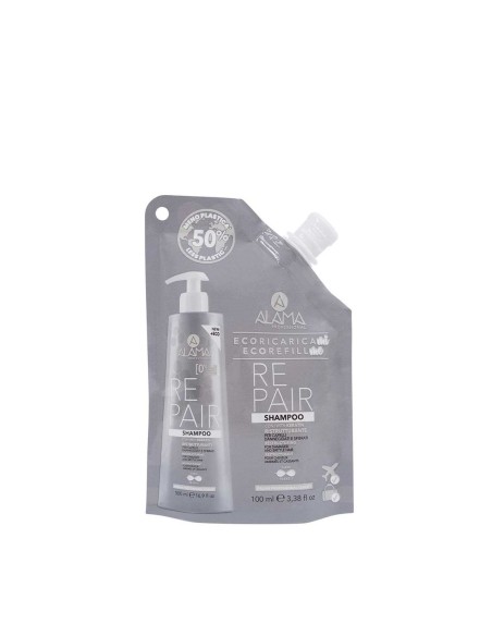 Shampoo Ristrutturante per Capelli Danneggiati eco refill - 100ml Alama