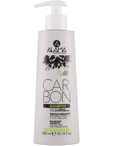 Alama Carbon Shampoo Per Cute Stressata - 300ml