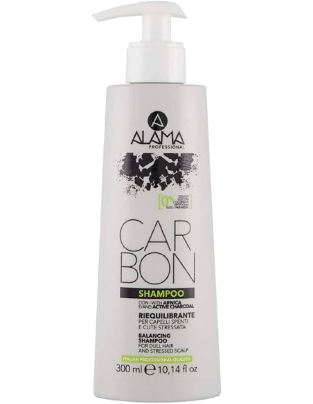 Alama Carbon Shampoo Per Cute Stressata - 300ml