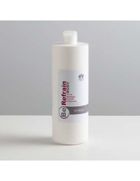 Be Refrain Olio Da Massaggio Drenante Rinfrescante - 1000ml