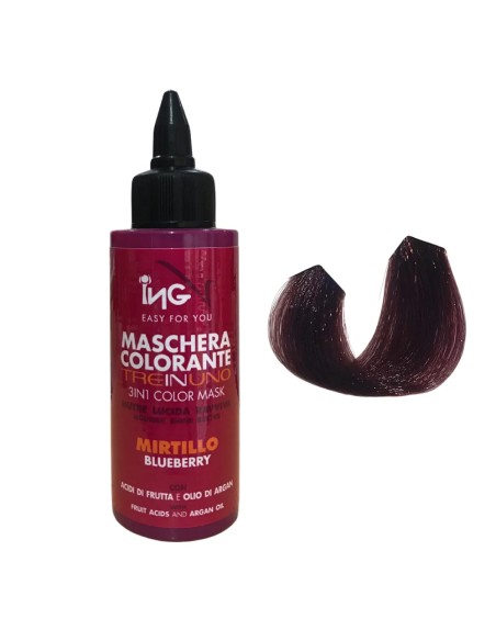 ING Maschera Colorante 3 in 1 Mirtillo - 100ml