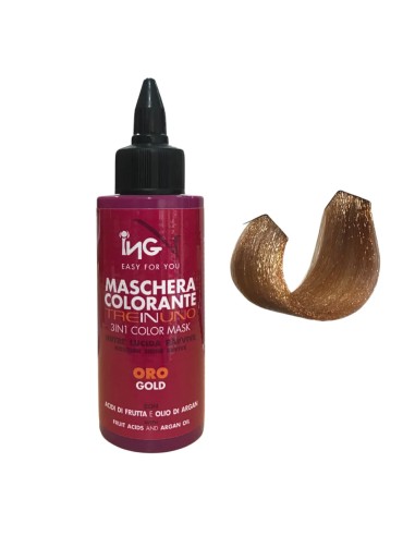 ING Maschera Colorante 3 in 1 Oro - 100ml