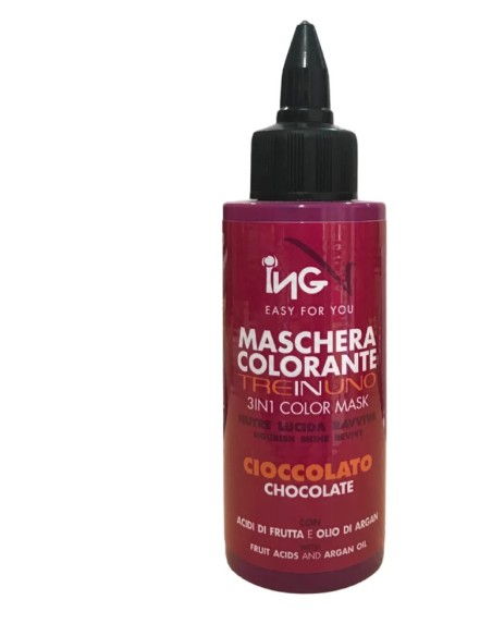 ING Maschera Colorante 3 in 1 Cioccolato - 100ml