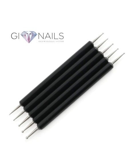 Set di 5 Applicatori Spotswirl Per Unghie