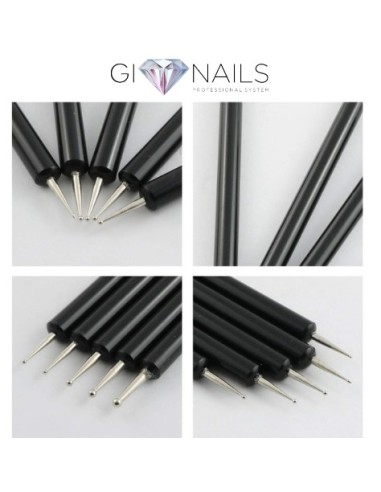 Set di 5 Applicatori Spotswirl Per Unghie